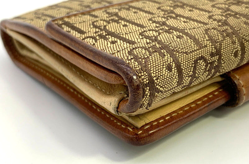 Christian-Dior Trotter Canvas Wallet