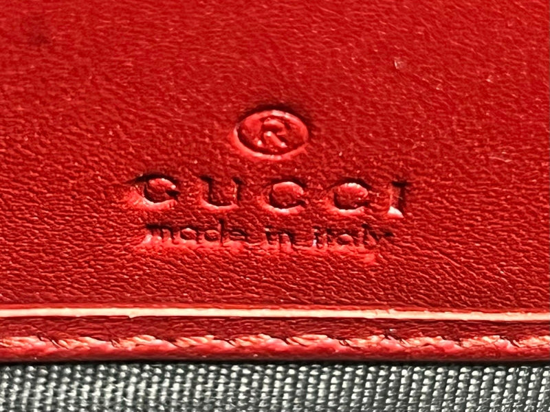 Gucci Sylvie Wallet Zip Leather Sherry