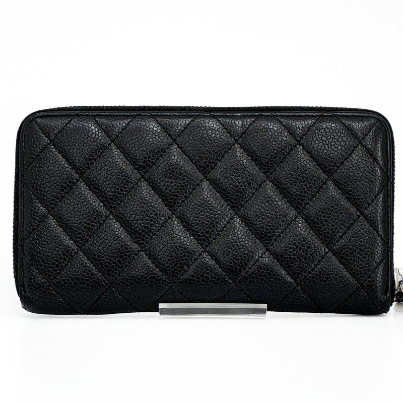 Chanel Matelasse Caviar Skin Round Zippy