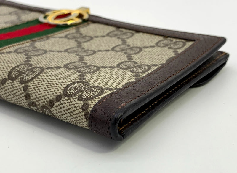 Vintage Gucci Long Wallet Sherry Gg