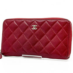 Chanel Matelasse Caviar Skin Round Zippy