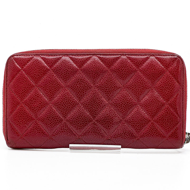 Chanel Matelasse Caviar Skin Round Zippy
