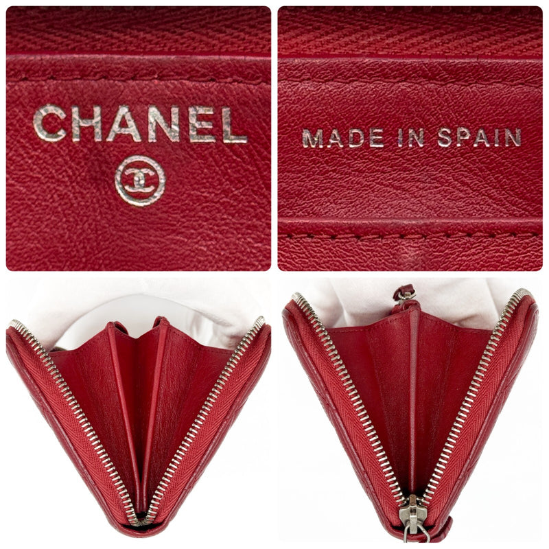 Chanel Matelasse Caviar Skin Round Zippy