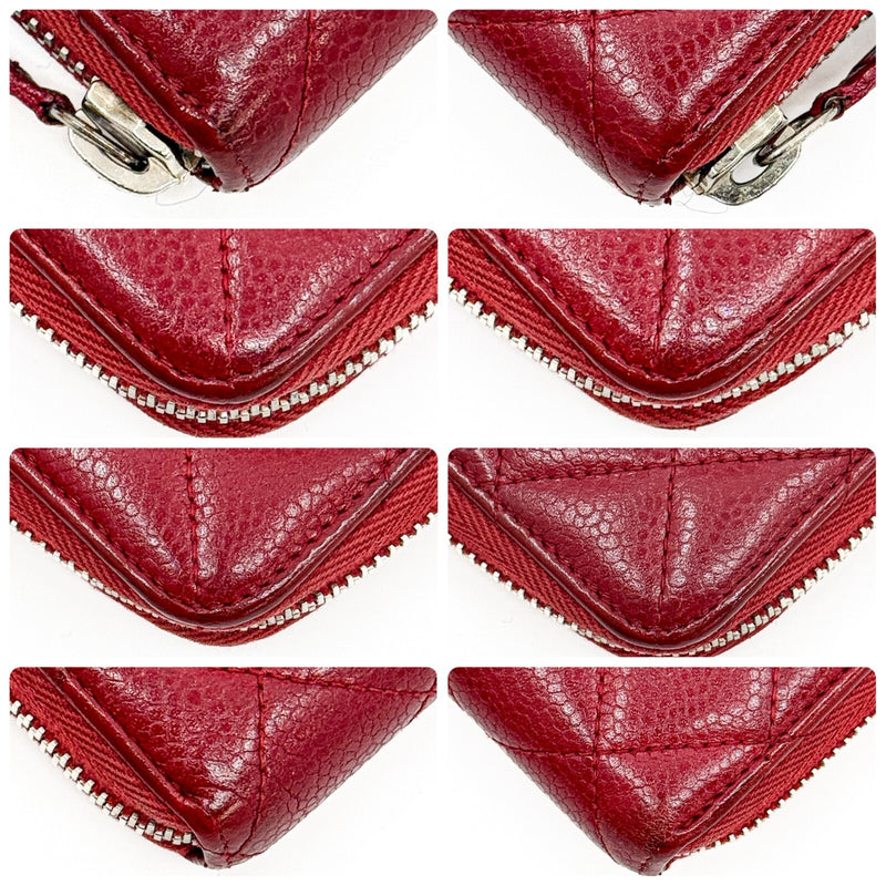 Chanel Matelasse Caviar Skin Round Zippy