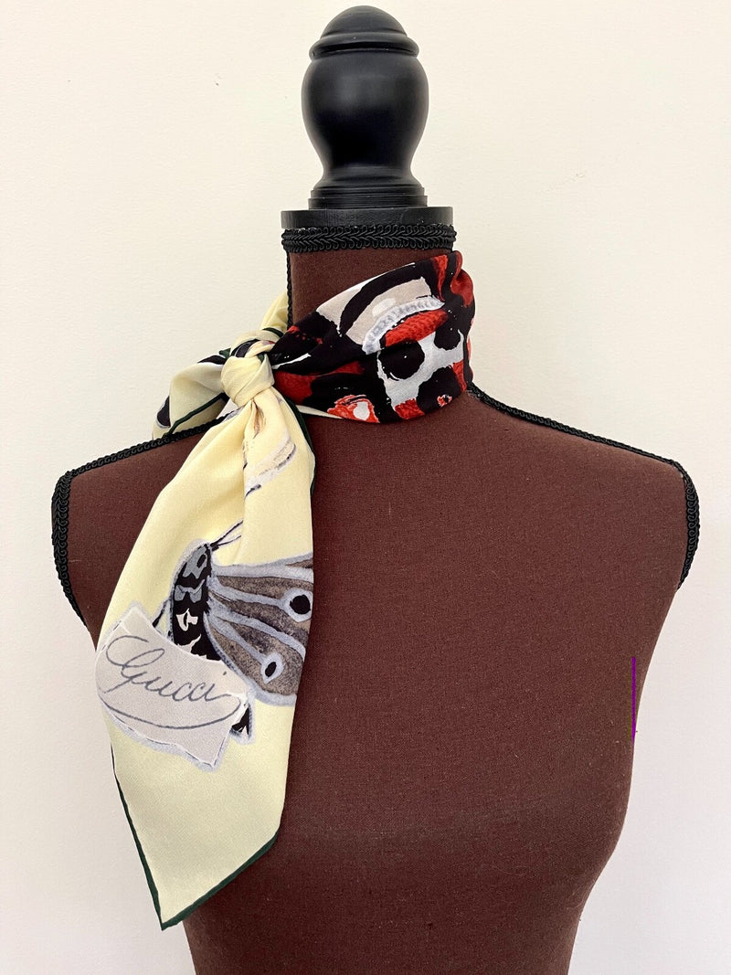 Gucci Silk Wrap Logo Kris Knight