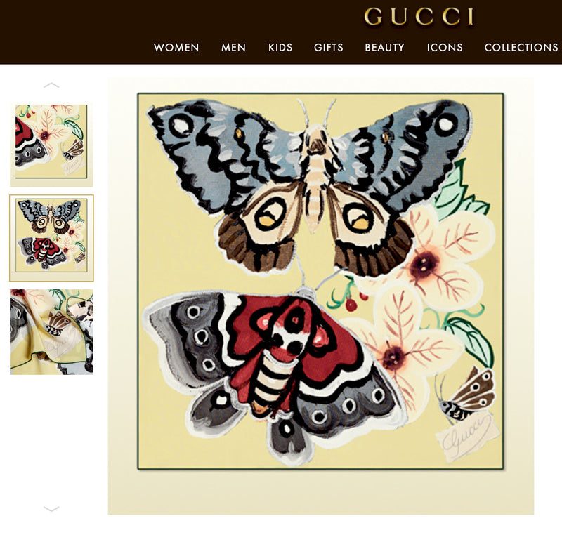 Gucci Silk Wrap Logo Kris Knight