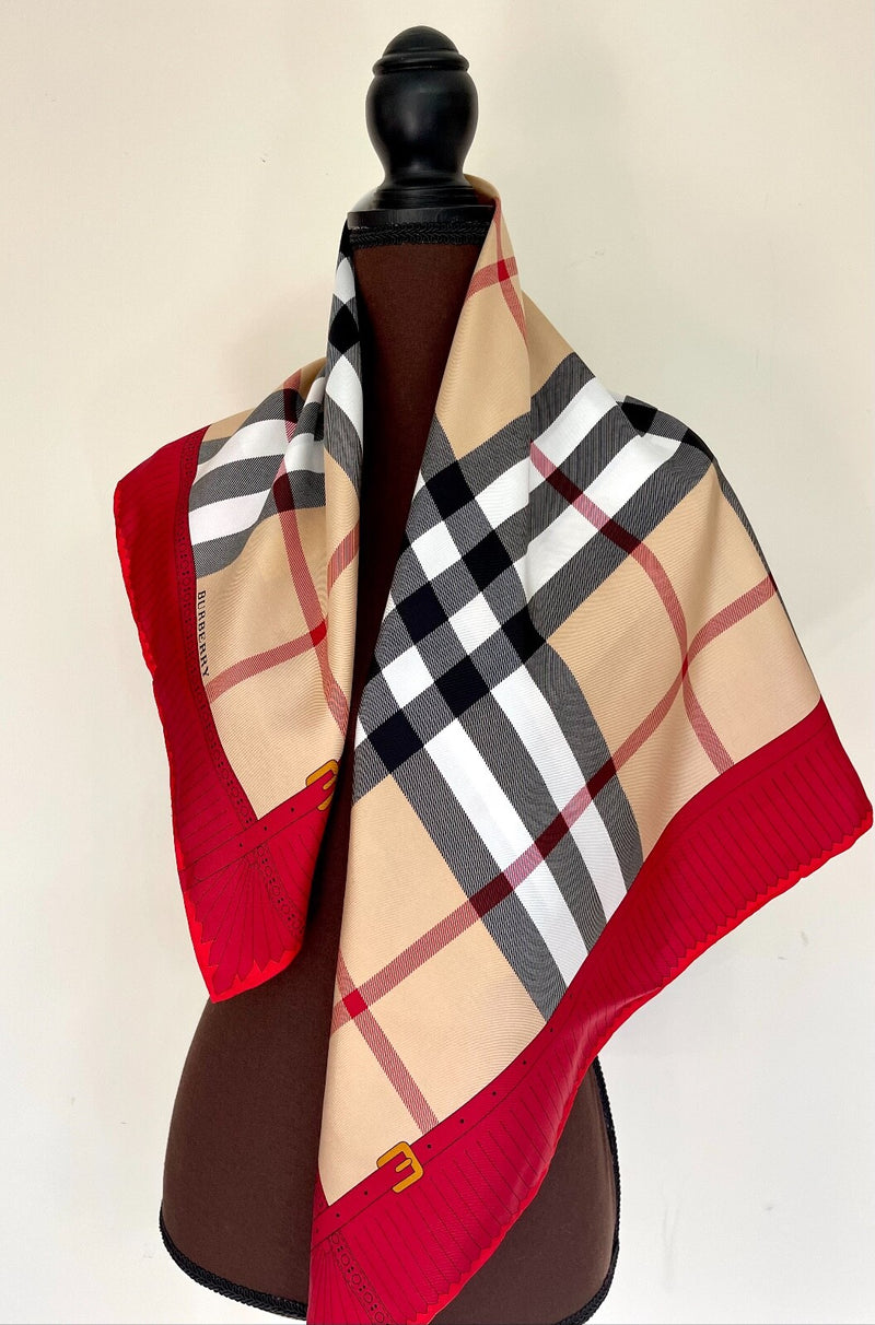Display #2 New Unisex Burberry Scarf