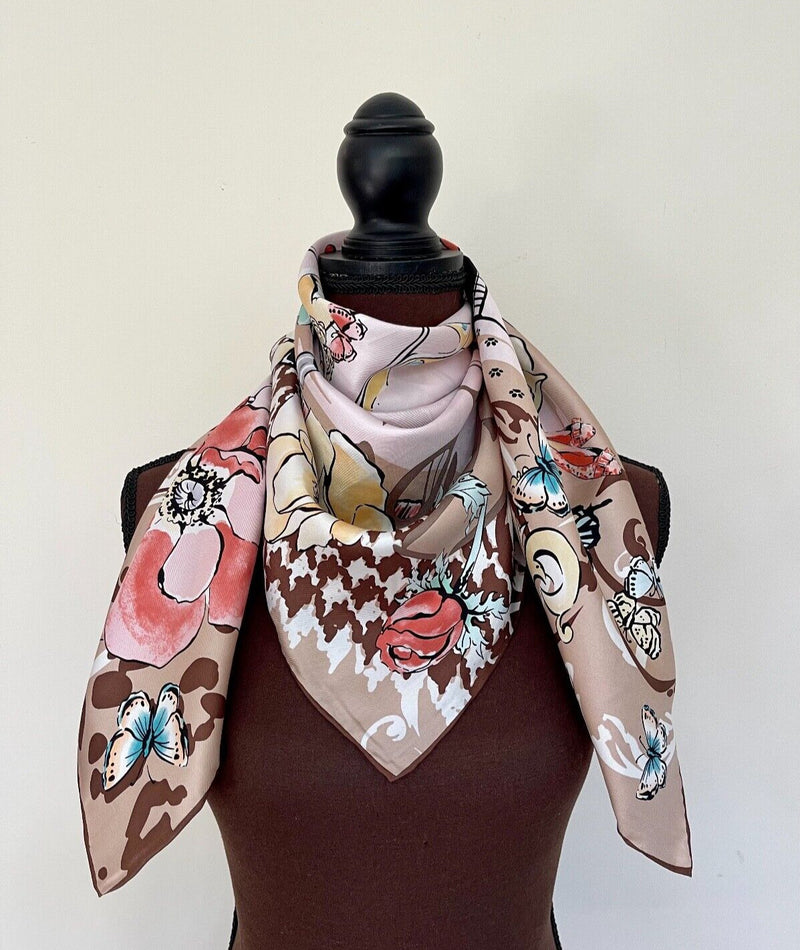 New Salvatore Ferragamo Silk Scarf Icons
