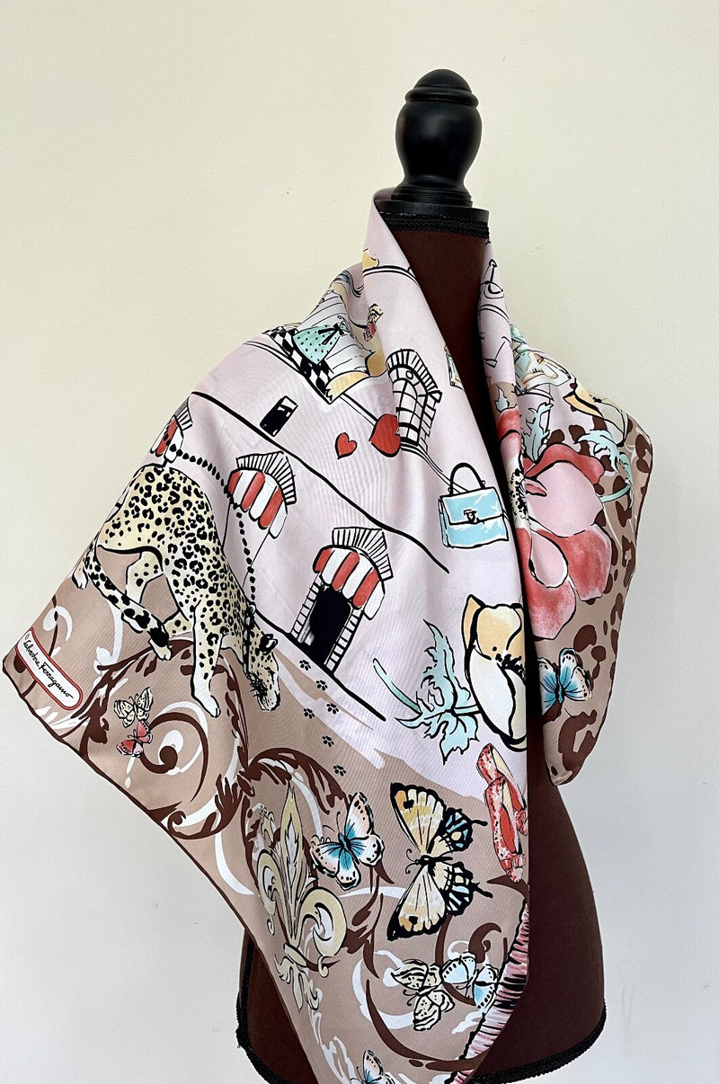 Display #1 New Salvatore Ferragamo Scarf