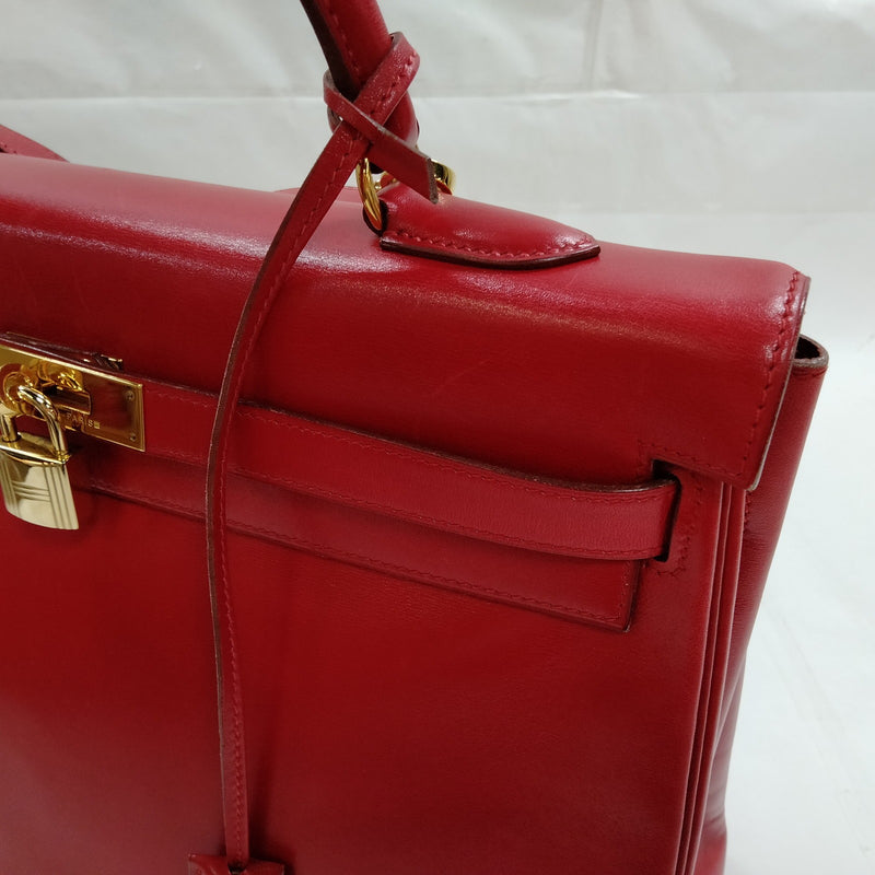 Hermes Shoulder Bag Kelly 35 Reds Box