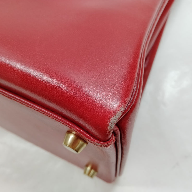 Hermes Shoulder Bag Kelly 35 Reds Box