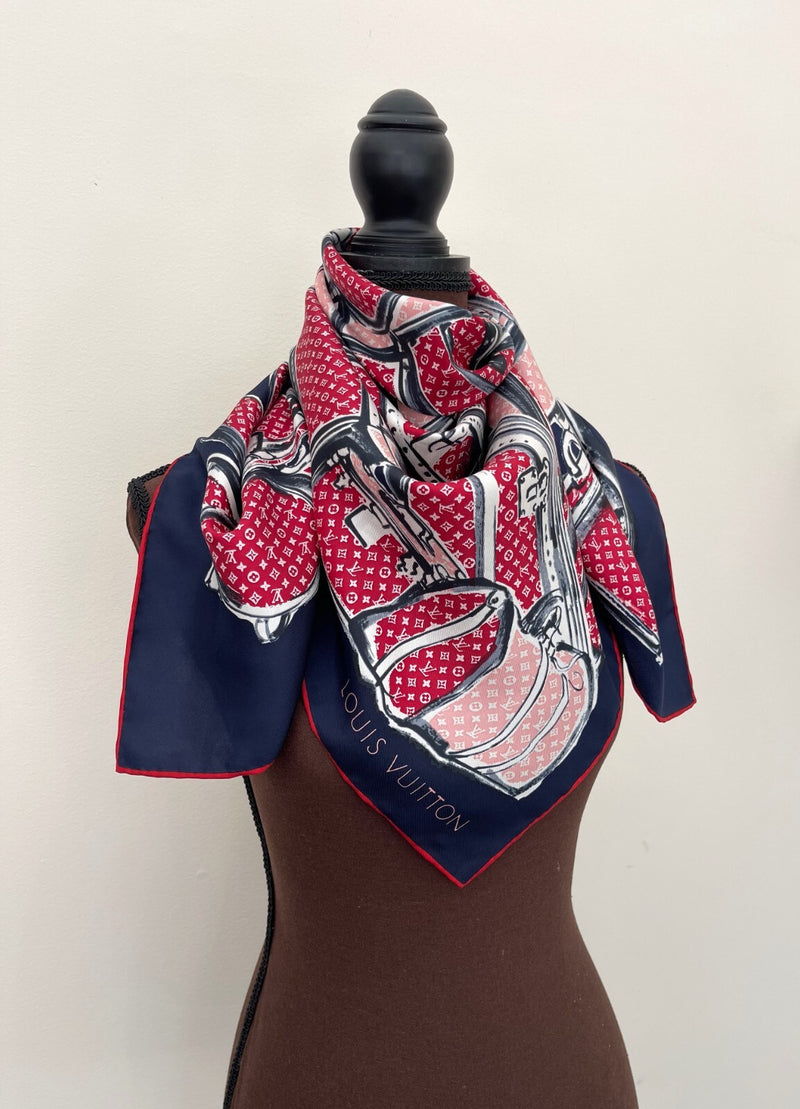 New Unisex Louis Vuitton Scarf Logo