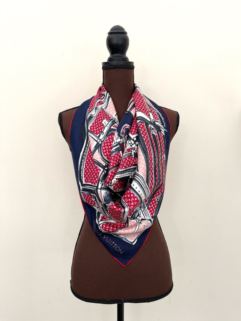 New Unisex Louis Vuitton Scarf Logo