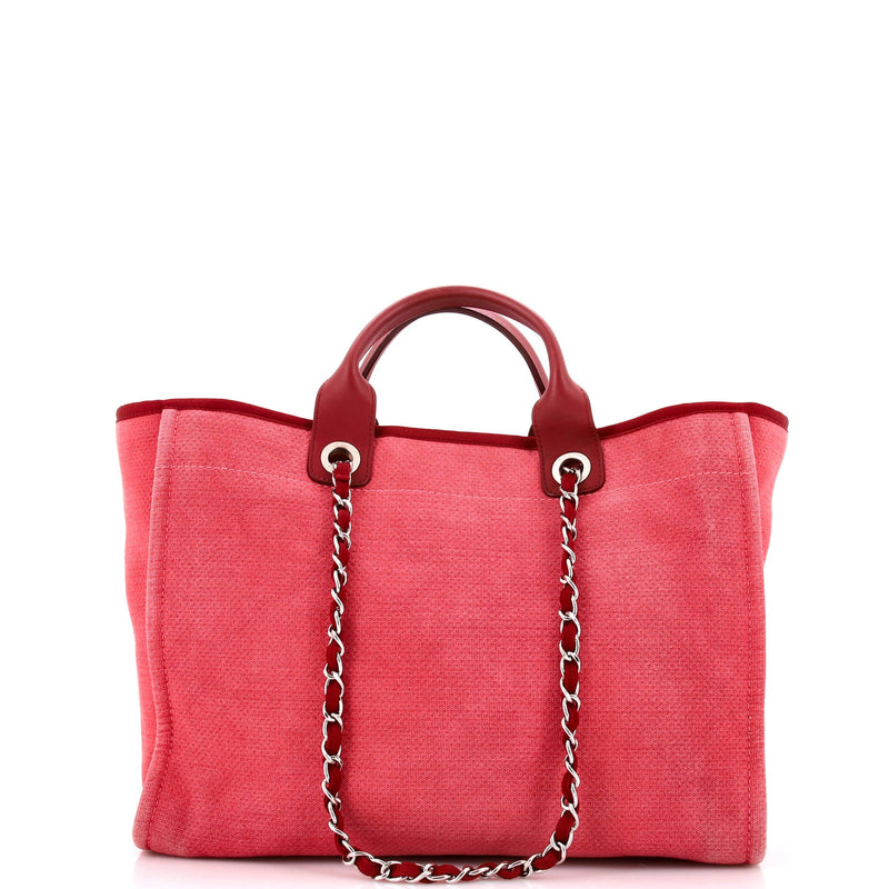 Chanel Deauville Tote Canvas Medium