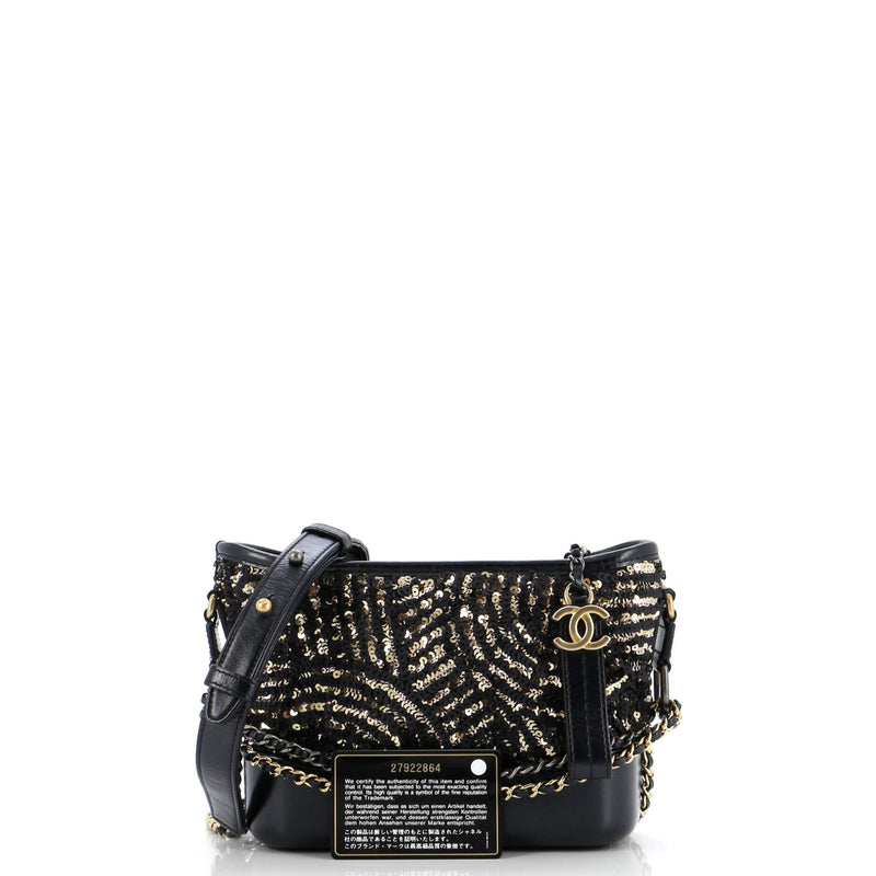 Chanel Gabrielle Hobo Sequins Small