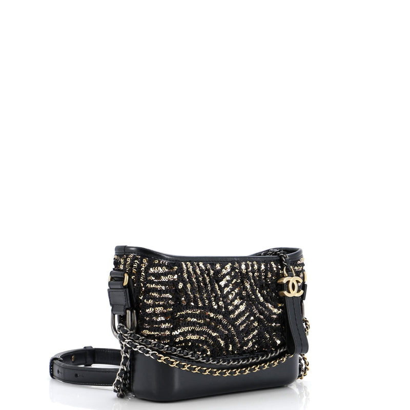 Chanel Gabrielle Hobo Sequins Small