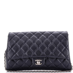 Chanel Clutch With Chain Quilted Caviar