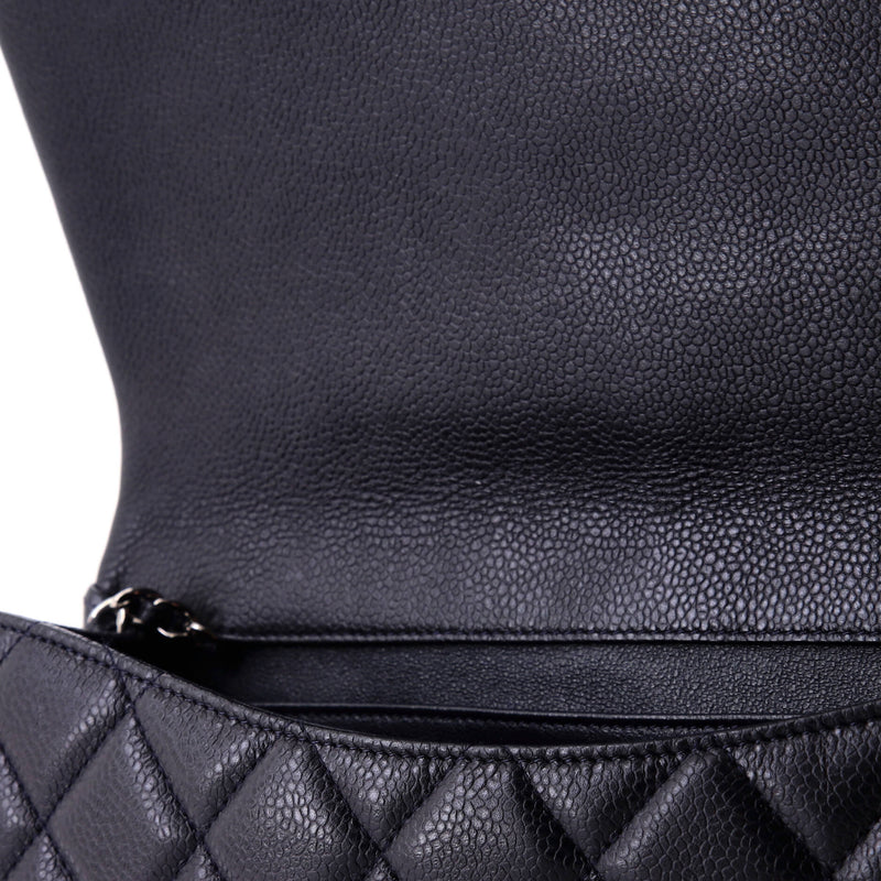 Chanel Clutch With Chain Quilted Caviar
