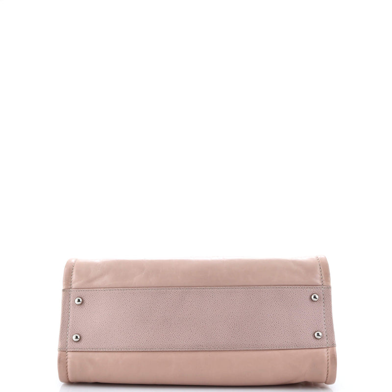 Chanel Deauville Tote Glazed Calfskin