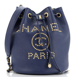 Chanel Deauville Drawstring Bucket Bag