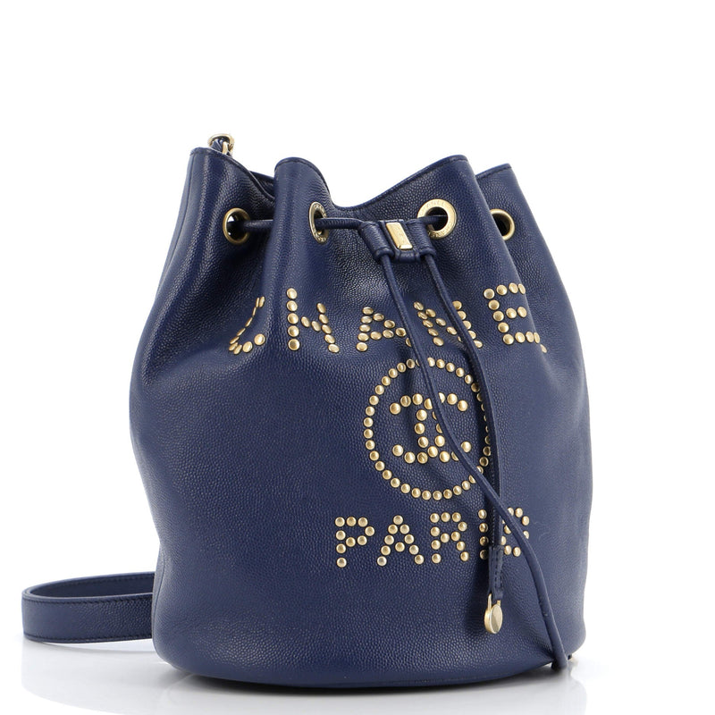 Chanel Deauville Drawstring Bucket Bag