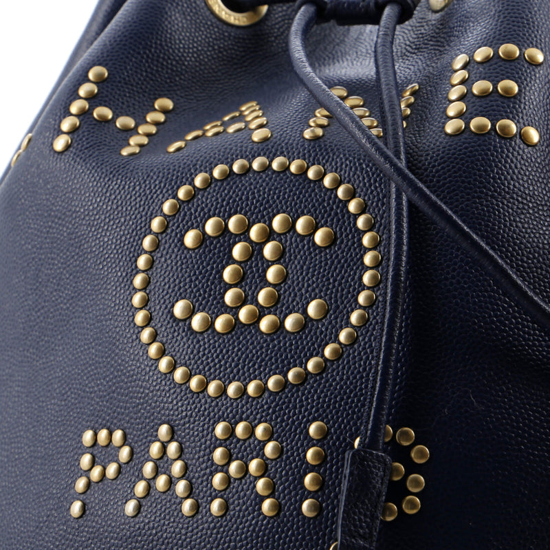 Chanel Deauville Drawstring Bucket Bag