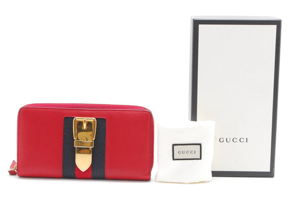 Gucci Sylvie Wallet Zippy Zip Around
