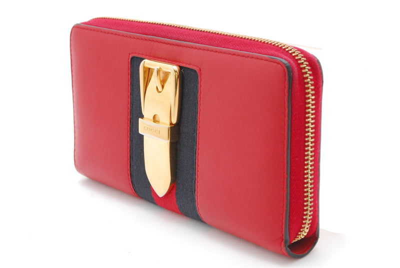 Gucci Sylvie Wallet Zippy Zip Around