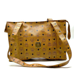 Mcm Tote Bag Brown Pvc