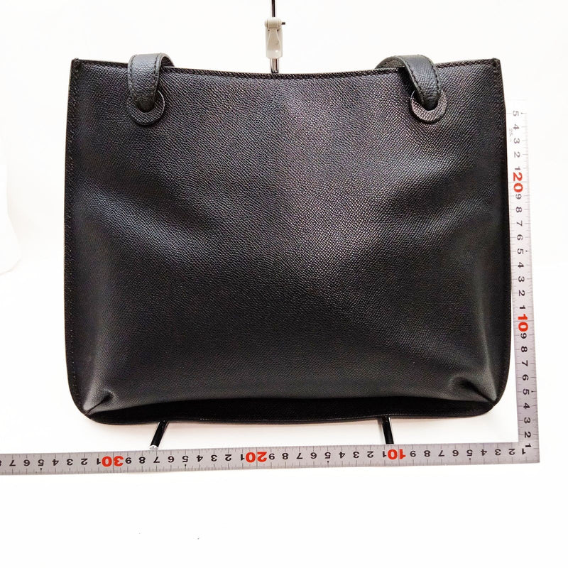Chanel Shoulder Bag Black Leather