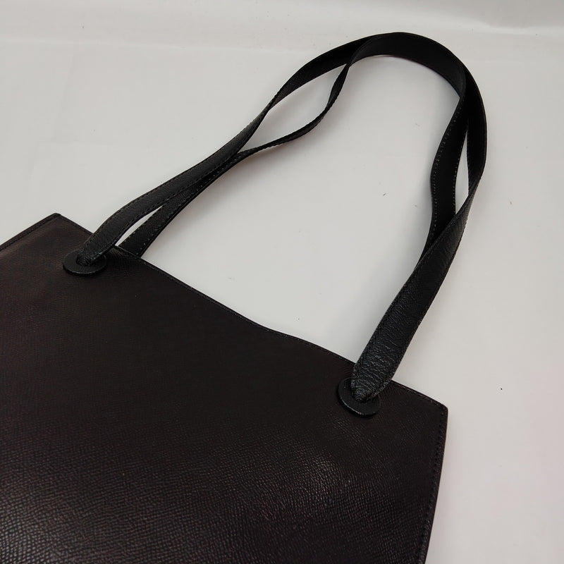Chanel Shoulder Bag Black Leather