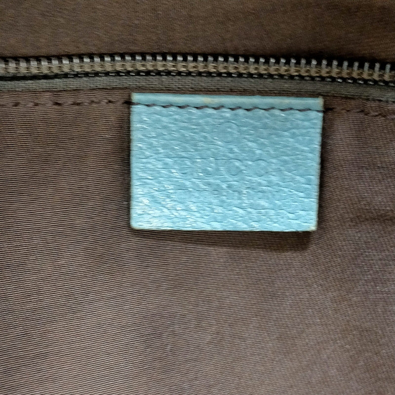 Gucci Boston Bag Brown Canvas