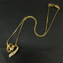 Givenchy G Logo Heart Rhinestone Gold