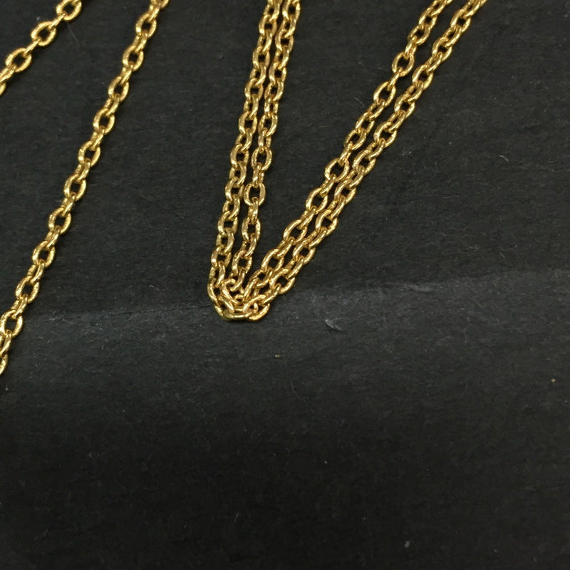 Givenchy Gg Logo Gold Tone Pendant
