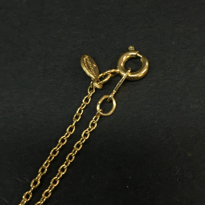 Givenchy Gg Logo Gold Tone Pendant