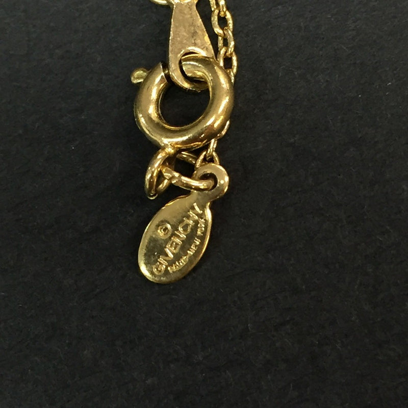 Givenchy Gg Logo Gold Tone Pendant
