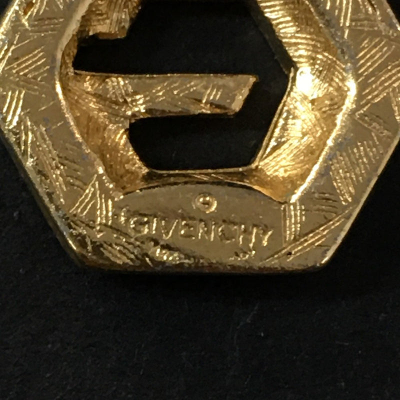 Givenchy G Logo Rhinestone Gold Tone