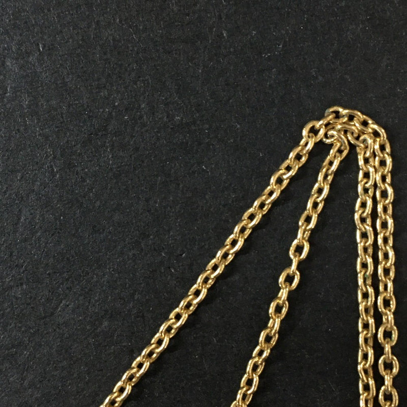 Givenchy Gg Logo Gold Tone Pendant