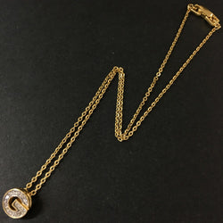 Givenchy G Logo Rhinestone Gold Tone