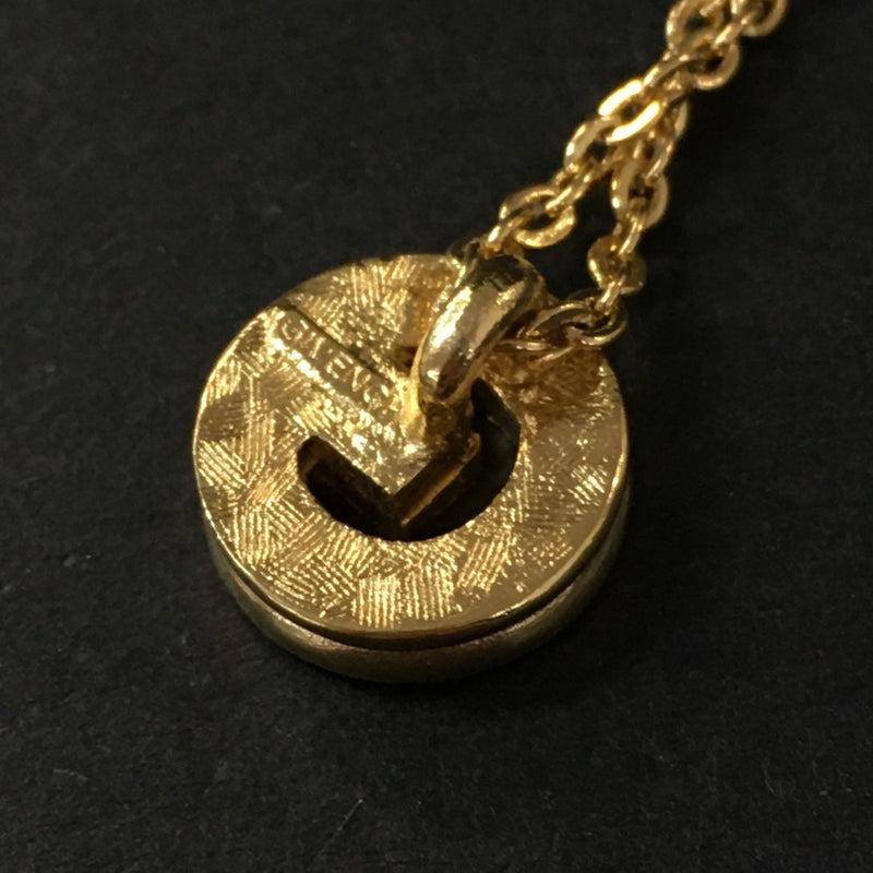 Givenchy G Logo Rhinestone Gold Tone