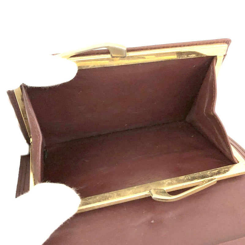 Must De Cartier Leather Trifold Wallet