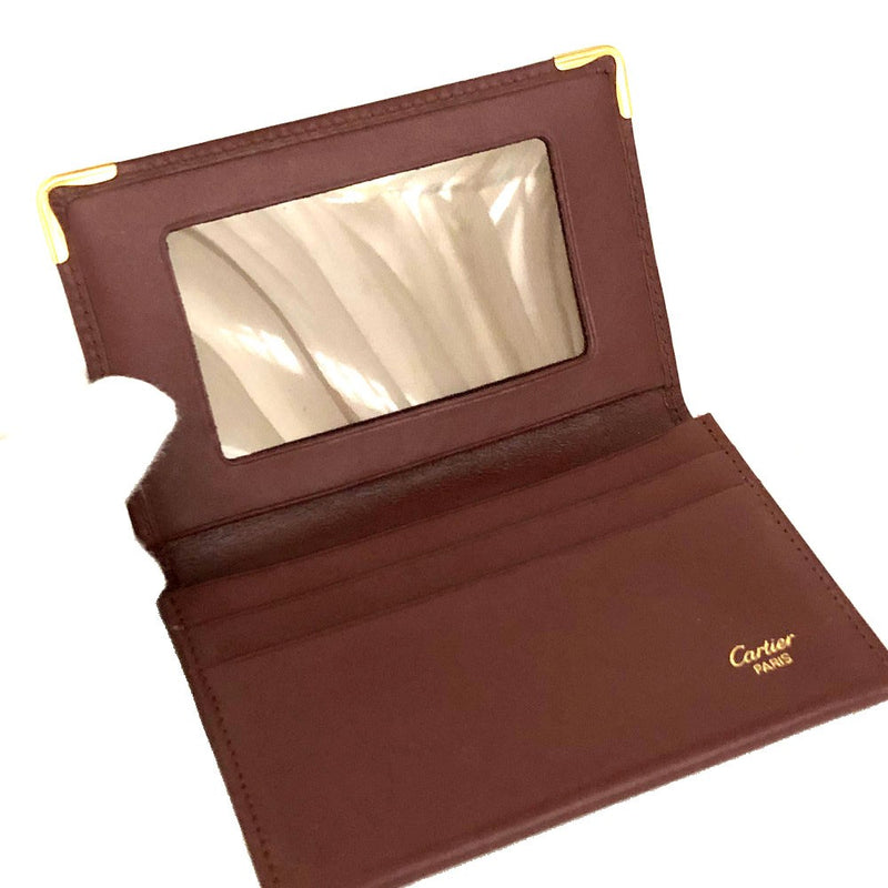 Must De Cartier Leather Card Case