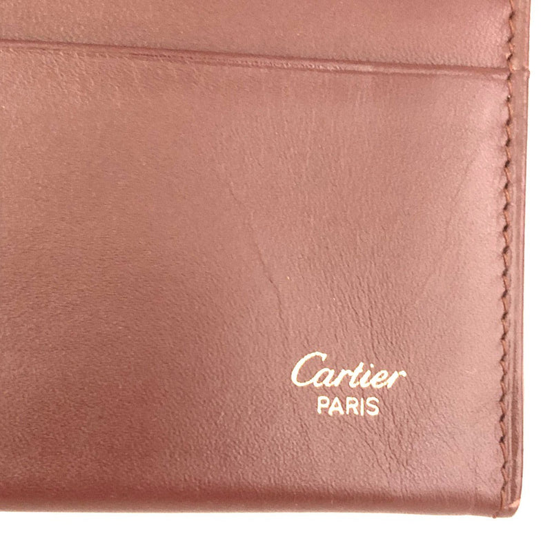 Must De Cartier Leather Card Case