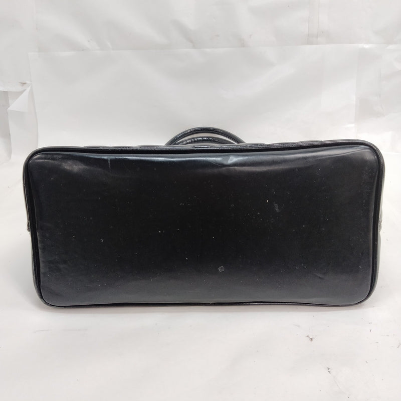 Chanel Hand Bag Black Patent Leather