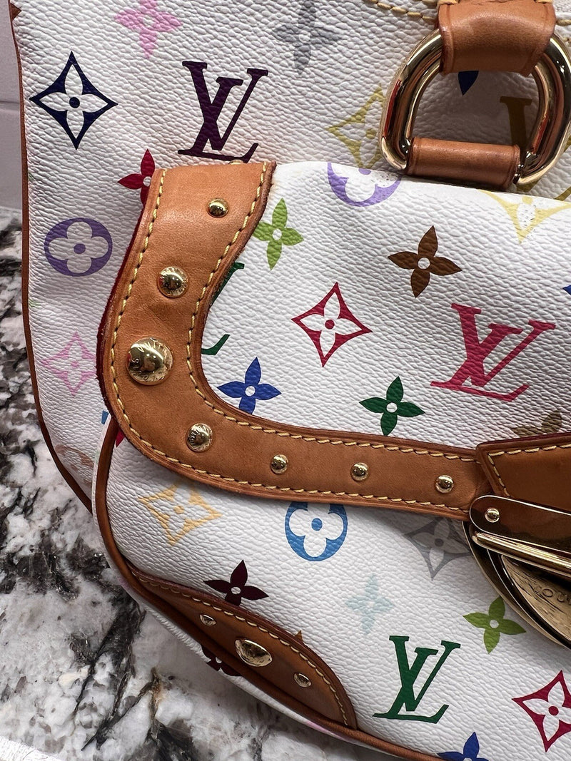 Louis Vuitton White Multicolor “Rita”