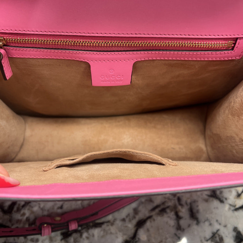 Gucci Pink Leather