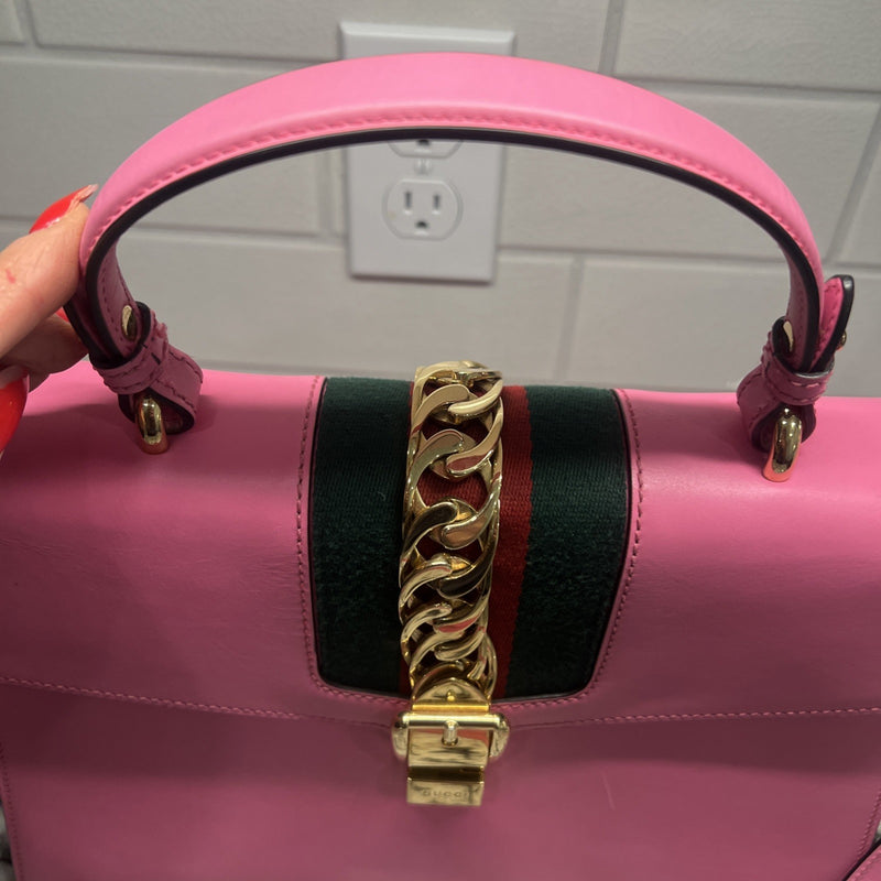Gucci Pink Leather