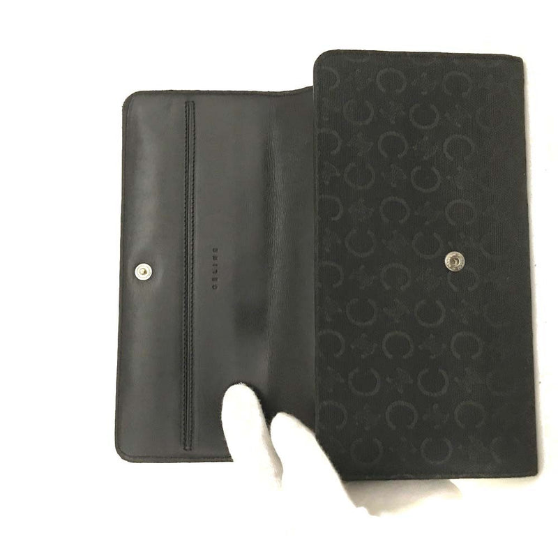 Celine Macadam Canvas Long Bifold Wallet