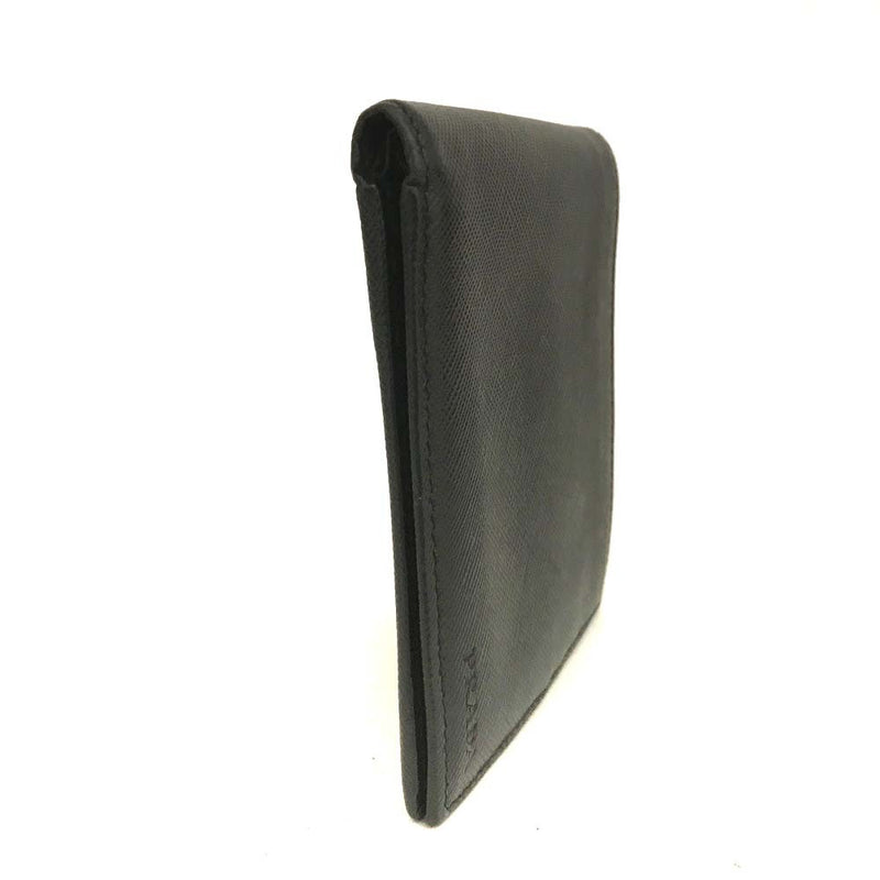 Prada Logo Saffiano Leather Bifold