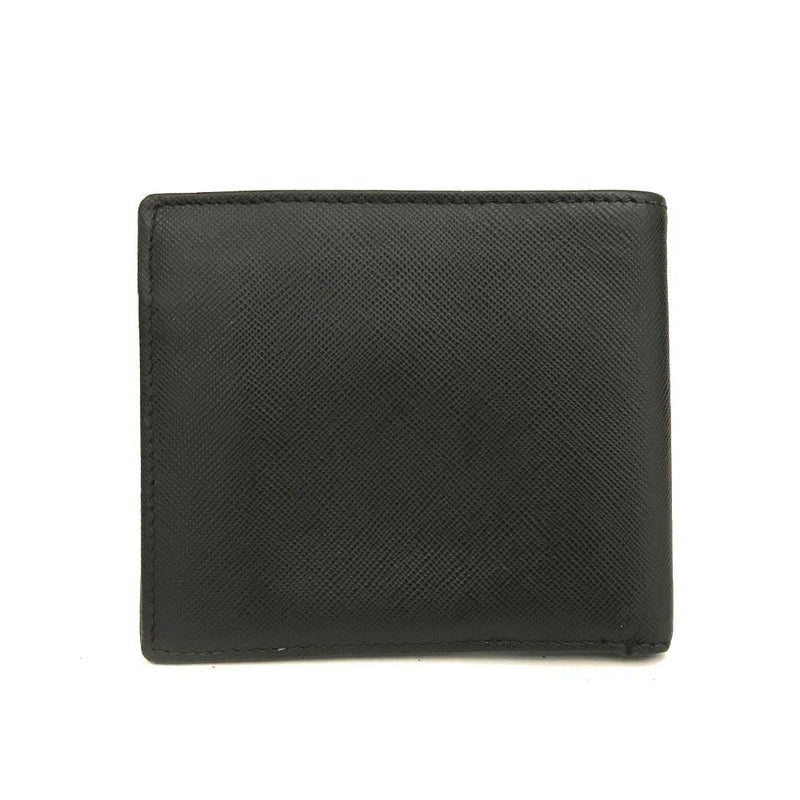 Prada Logo Saffiano Leather Bifold